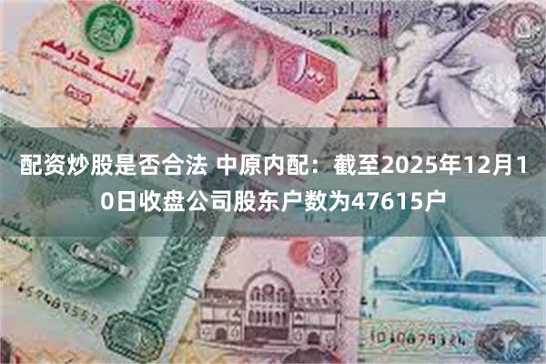 配资炒股是否合法 中原内配：截至2025年12月10日收盘公司股东户数为47615户